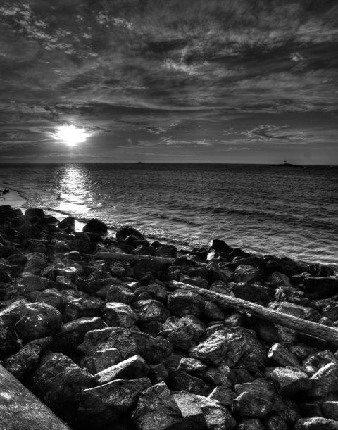 BW Sunset 13x19